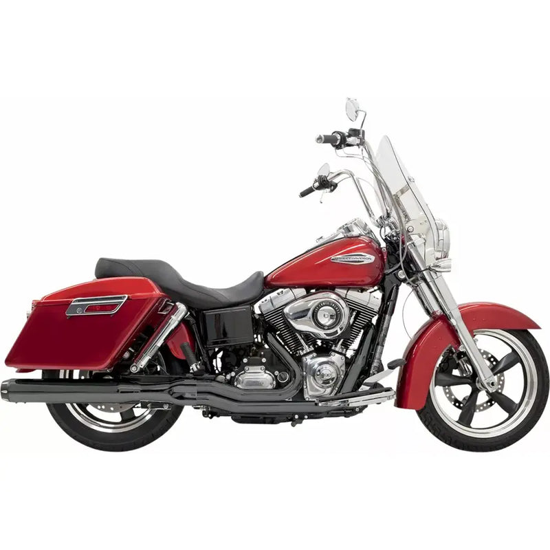 Bassani Road Rage Straight Can 2-into-1 Uitlaatsysteem voor Harley