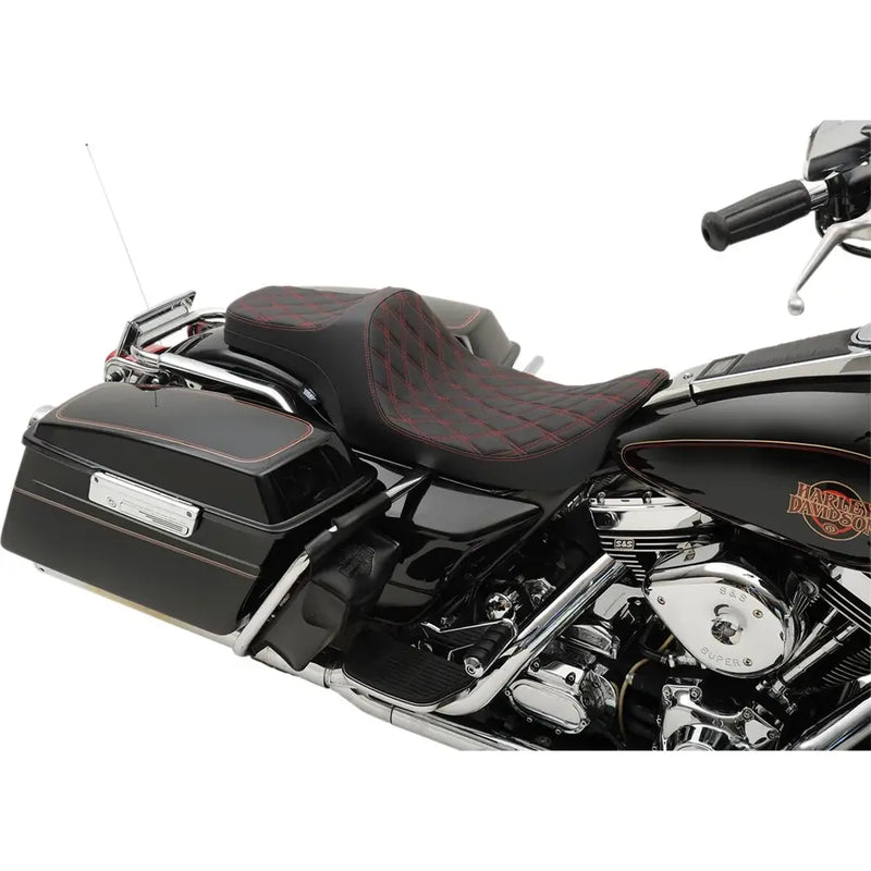 Drag Specialties Predator III-zadel voor Harley
