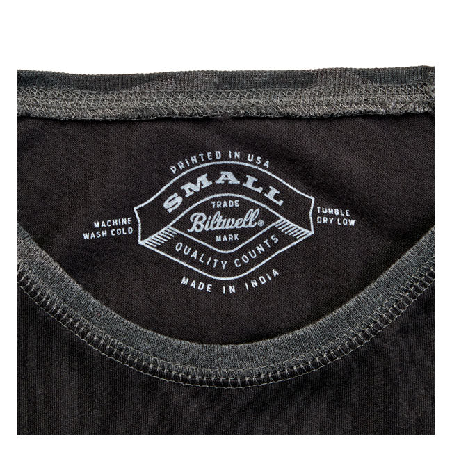 Biltwell Script Baseball Longsleeve Dames