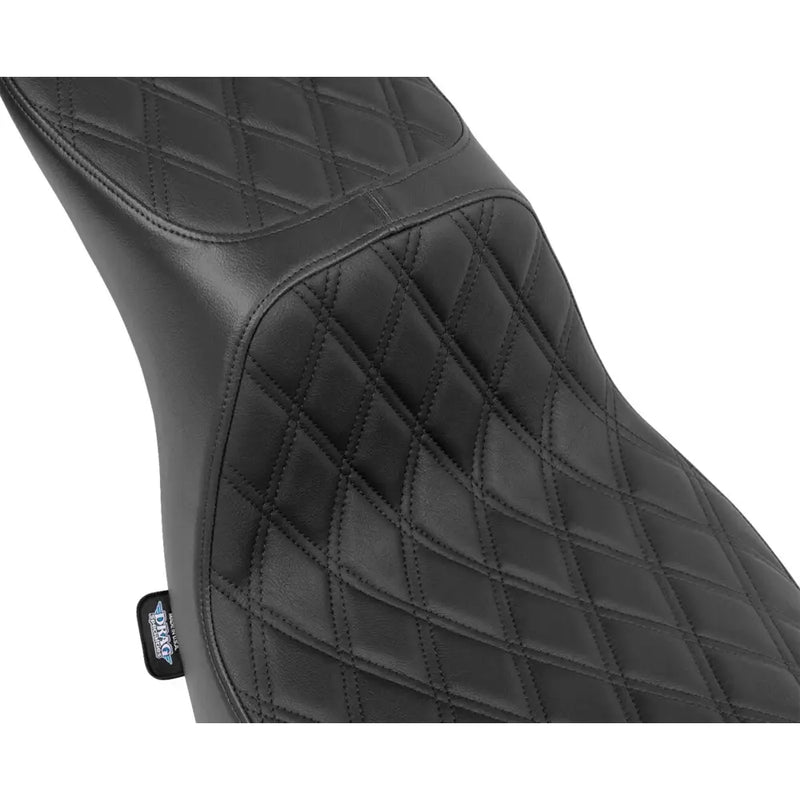 Drag Specialties Performance Predator 2-Up-zadel voor Harley