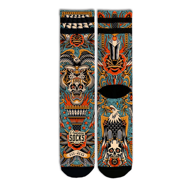 American Socks Dagger Handtekening Sokken