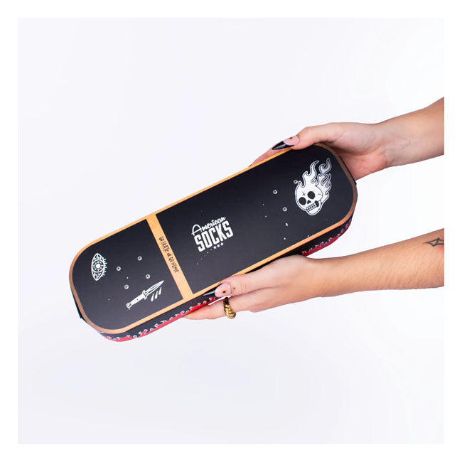 American Socks Skateboard Geschenkverpakking Handtekening Sokken
