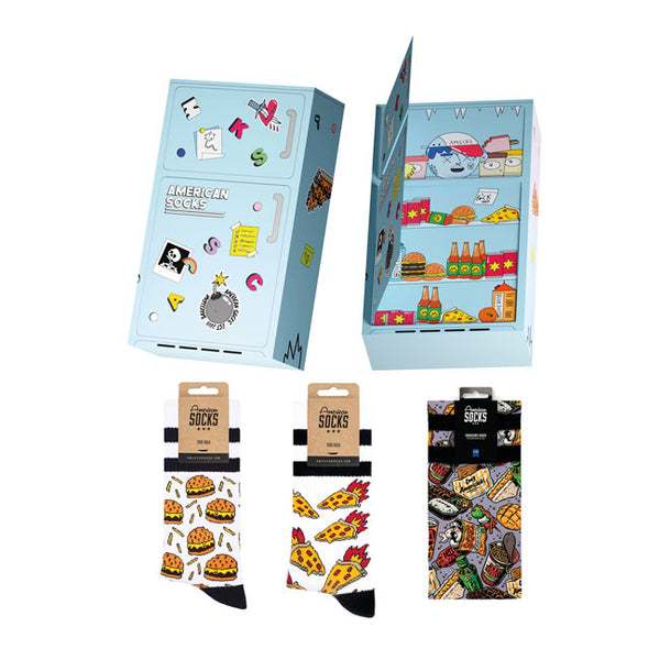 American Socks Frosty Fridge Handtekening Sokken