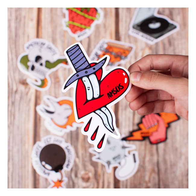 American Socks Wrak Sticker Pakket