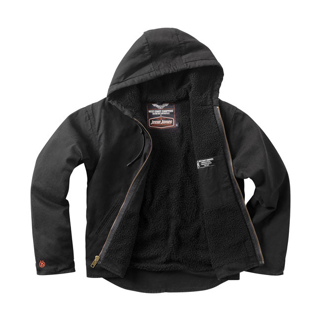 West Coast Choppers Sherpa gevoerde Canvas werkjas