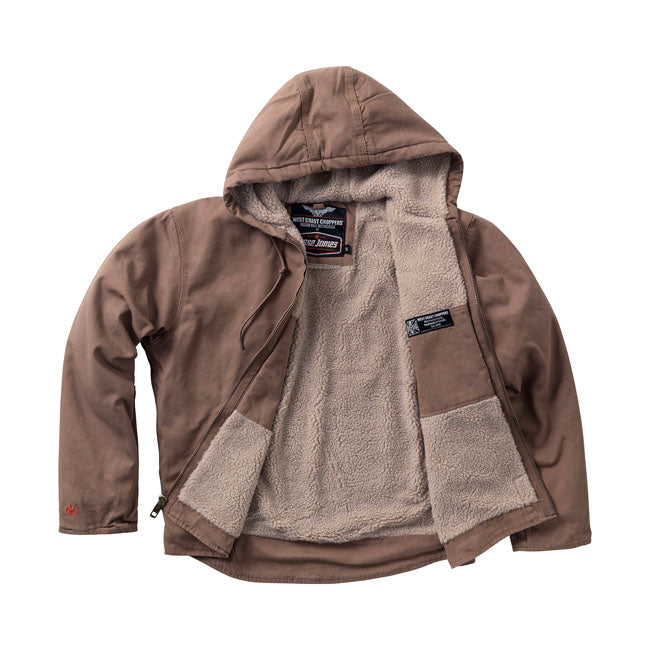 West Coast Choppers Sherpa gevoerde Canvas werkjas