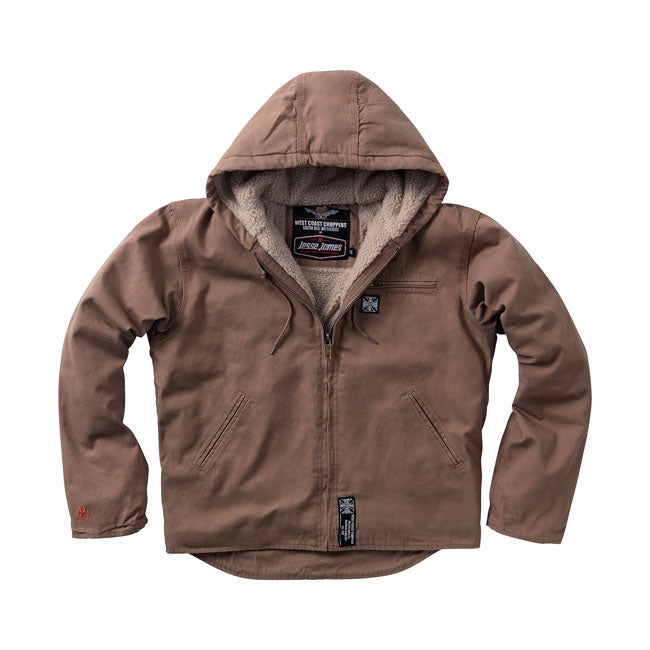 West Coast Choppers Sherpa gevoerde Canvas werkjas