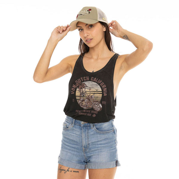 Von Dutch Café Race Tank Top Dames