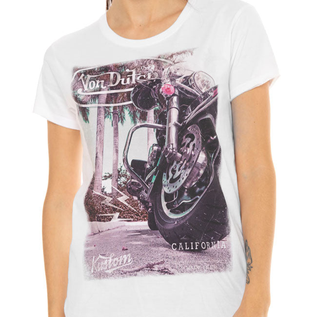 Von Dutch Moto T-Shirt Dames