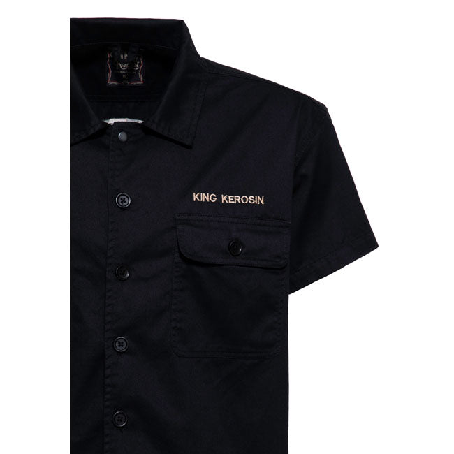 King Kerosin Speedy Service Werkoverhemd met korte mouwen