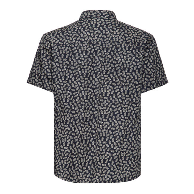 King Kerosin Ananas Korte Mouw Shirt