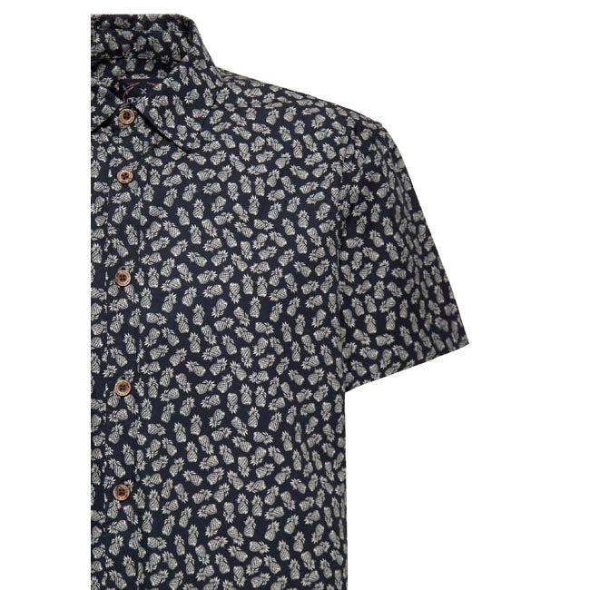 King Kerosin Ananas Korte Mouw Shirt