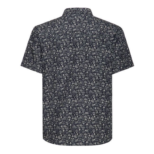 King Kerosin Biker Soul Korte Mouw Shirt