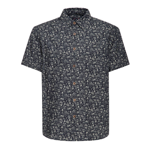 King Kerosin Biker Soul Korte Mouw Shirt