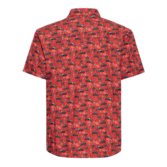 King Kerosin Biker Soul Korte Mouw Shirt