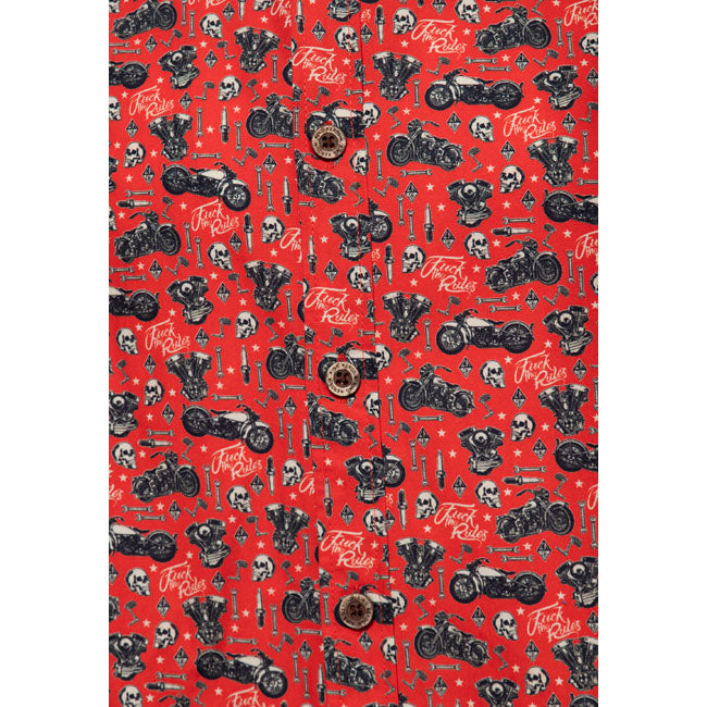 King Kerosin Biker Soul Korte Mouw Shirt