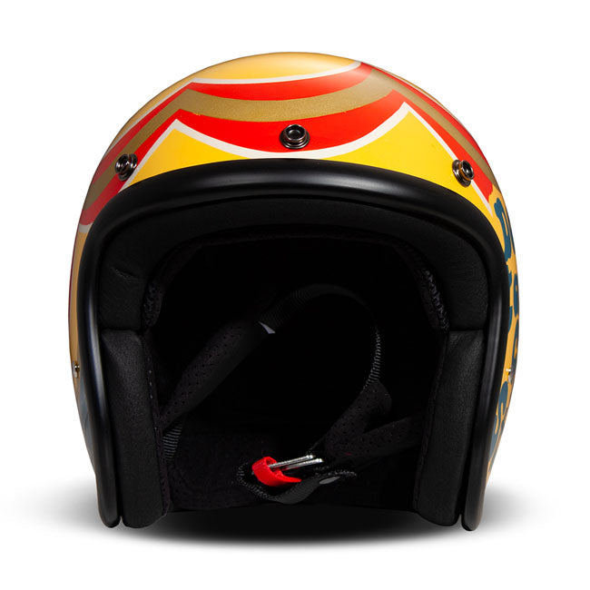 DMD Retro grafische open motorhelm