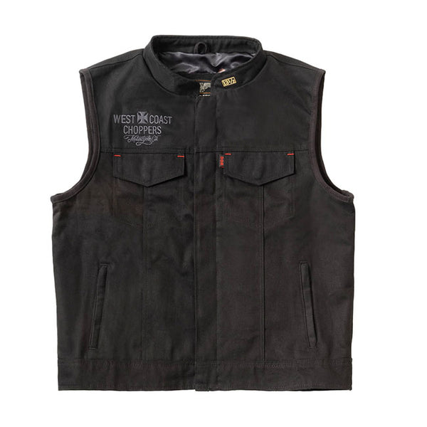 West Coast Choppers x 13 1/2 Dominator Canvas Motorcycle Vest