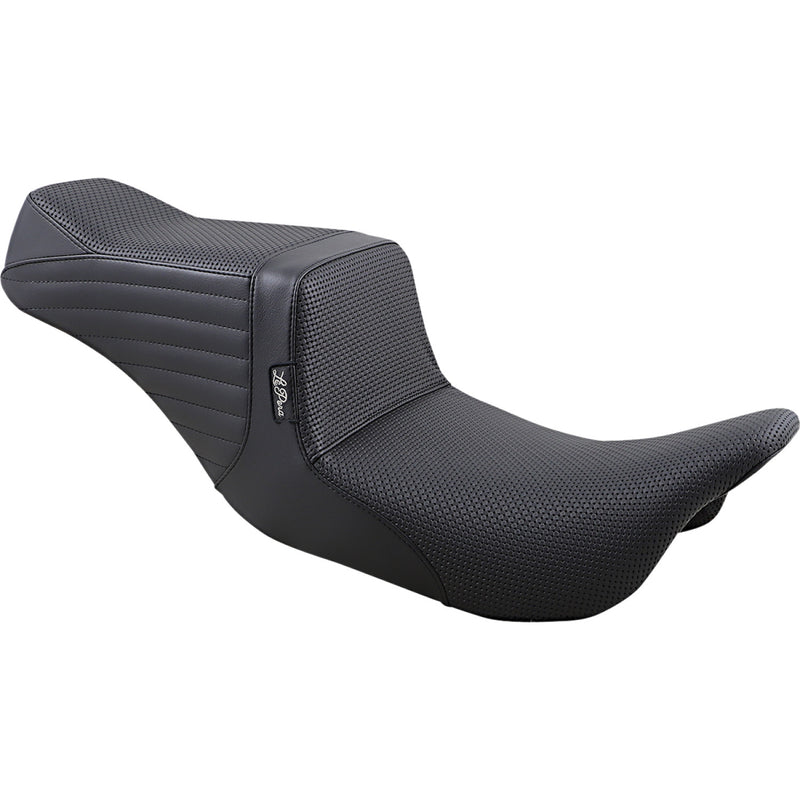 Le Pera Tailwhip 2-Up-zadel voor Harley
