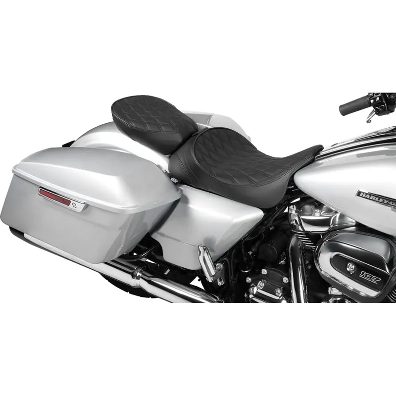 Drag Specialties EZ Glide II Solo Passagierszadel voor Harley 