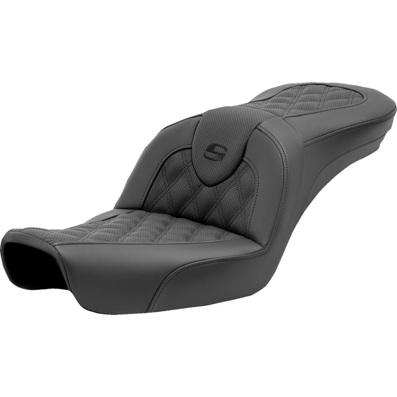 Saddlemen Roadsofa Lattice Stitch Zadel voor Harley