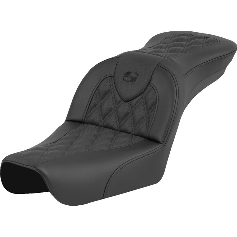Saddlemen Roadsofa Lattice Stitch Zadel voor Harley