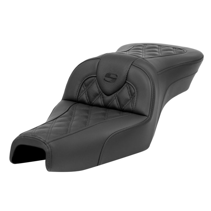 Saddlemen Roadsofa Lattice Stitch Zadel voor Harley