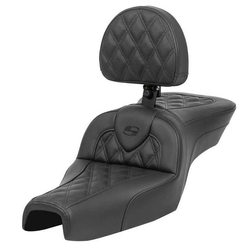 Saddlemen Roadsofa Lattice Stitch Zadel voor Harley