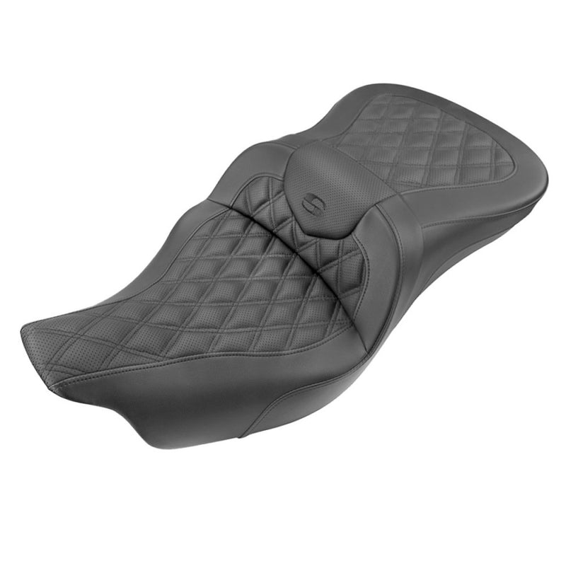 Saddlemen Roadsofa Lattice Stitch Zadel voor Harley