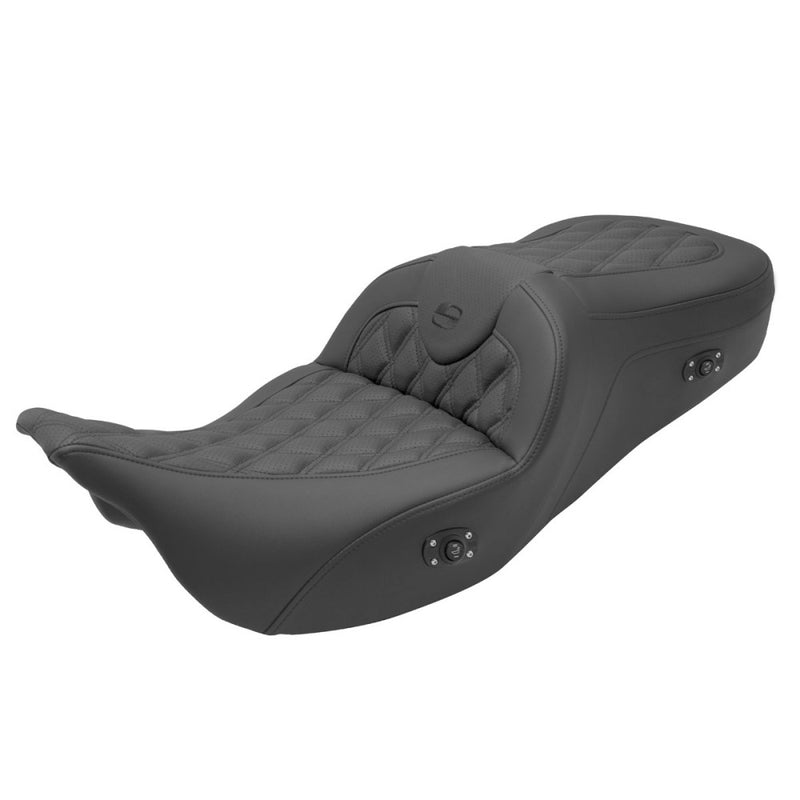 Saddlemen Roadsofa Lattice Stitch Zadel voor Harley