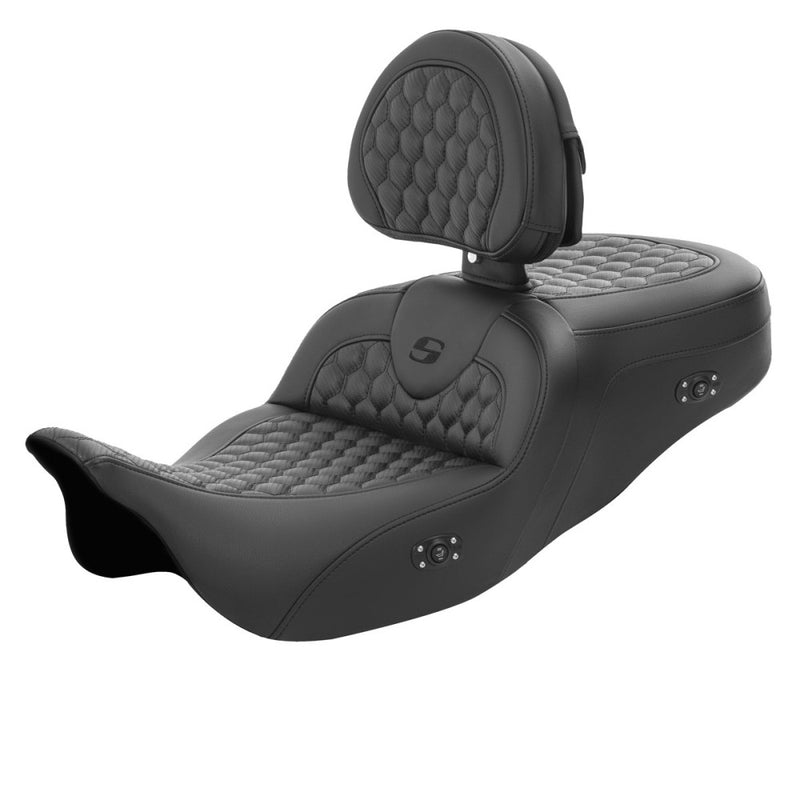 Saddlemen Roadsofa Honingraatzadel voor Harley