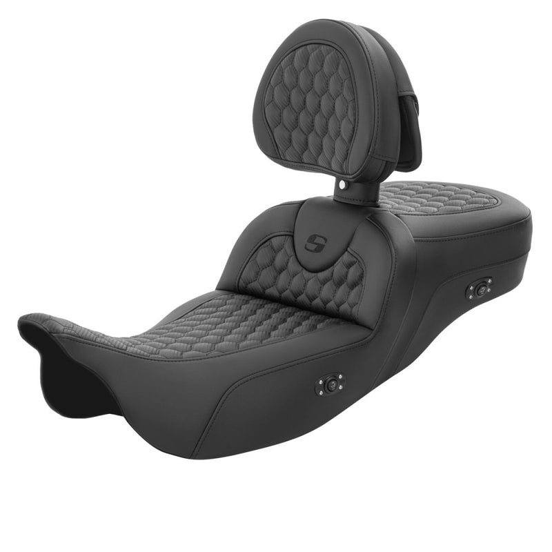 Saddlemen Roadsofa Verlengde Reach Honingraat Zadel voor Harley