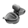 Mustang Wide Touring 2-Up Seat for Honda 87-07 VT 1100 Sabre / Spirit / Shadow / ACE / Plain / With backrest  - Customhoj