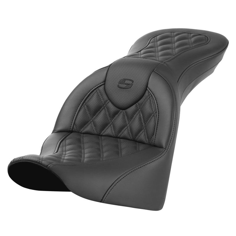 Saddlemen Roadsofa Lattice Stitch Zadel voor Harley
