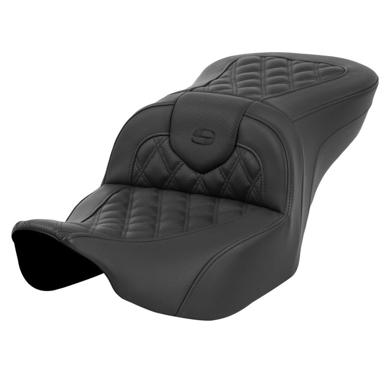 Saddlemen Roadsofa Lattice Stitch Zadel voor Harley