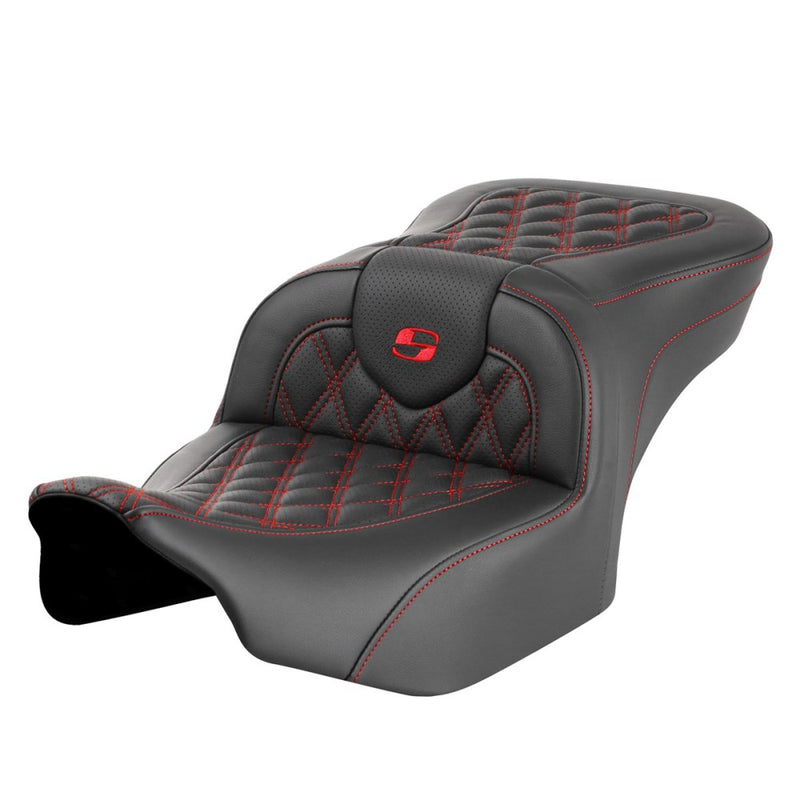 Saddlemen Roadsofa Lattice Stitch Zadel voor Harley
