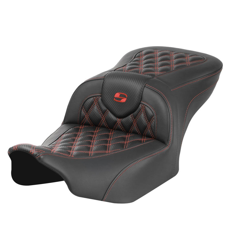 Saddlemen Roadsofa Lattice Stitch Zadel voor Harley