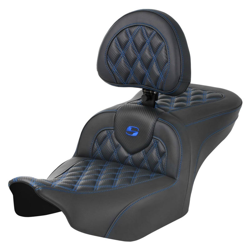 Saddlemen Roadsofa Lattice Stitch Zadel voor Harley