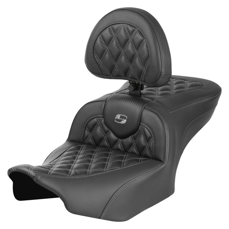 Saddlemen Roadsofa Lattice Stitch Zadel voor Harley