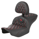 Saddlemen Roadsofa Lattice Stitch Zadel voor Harley
