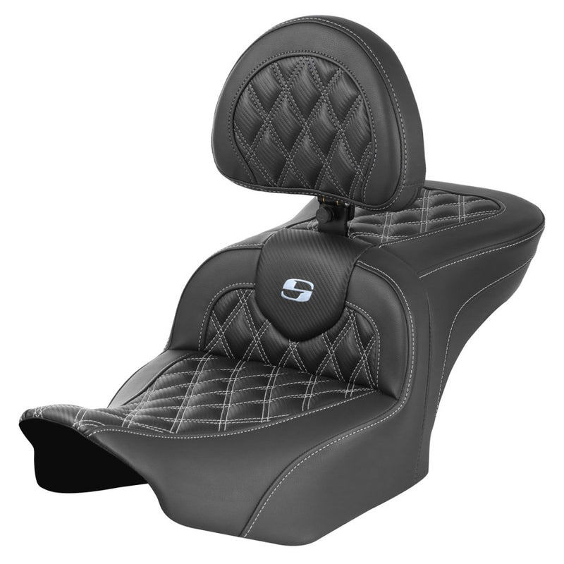 Saddlemen Roadsofa Lattice Stitch Zadel voor Harley