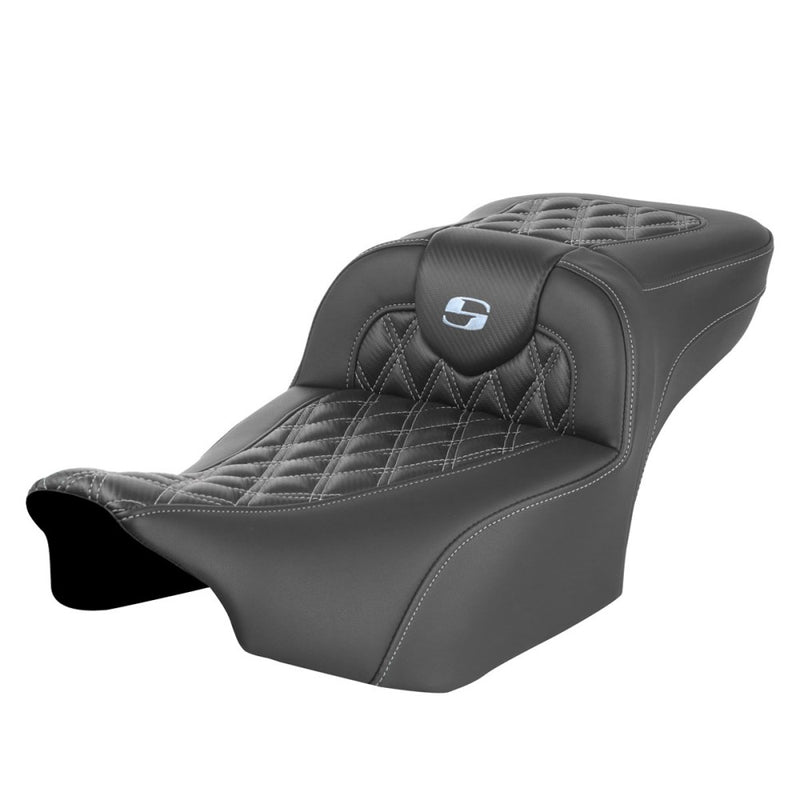 Saddlemen Roadsofa Verlengde Reach Lattice Stitch Zadel voor Harley