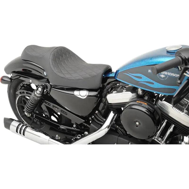 Drag Specialties Caballero 2-Up-zadel voor Harley