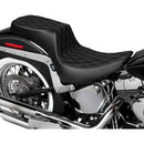 Drag Specialties Performance Predator 2-Up-zadel voor Harley