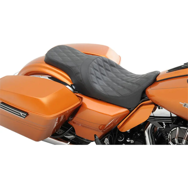 Drag Specialties Predator 2-Up Forward Seat voor Harley