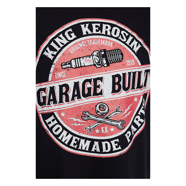 King Kerosin Garage gebouwd T-shirt