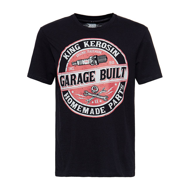 King Kerosin Garage gebouwd T-shirt