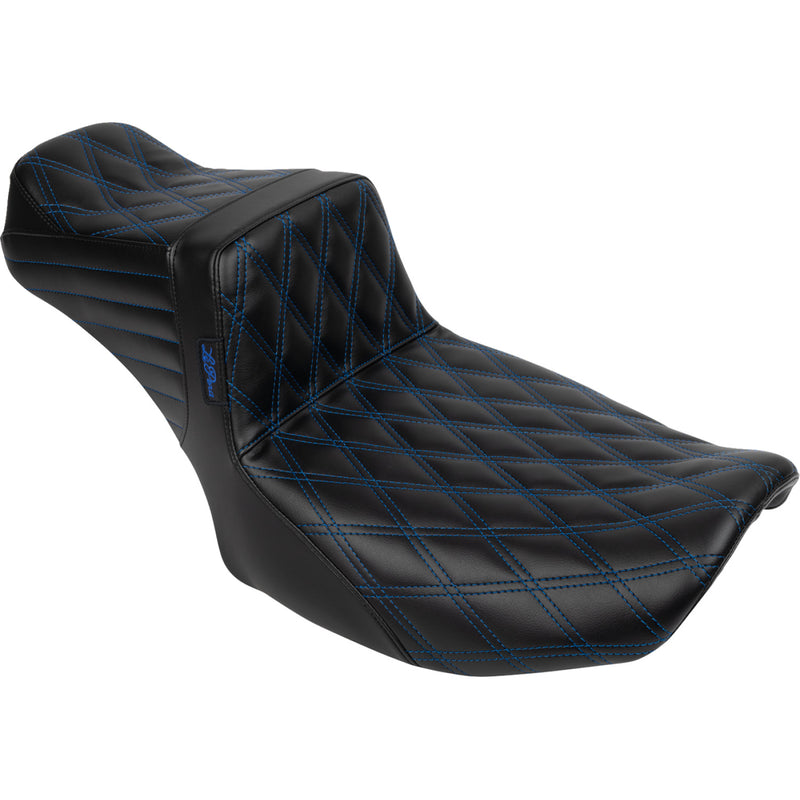 Le Pera Tailwhip 2-Up Daddy Long Legs verlengde zitting voor Harley