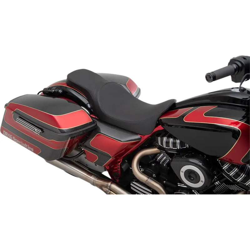 Drag Specialties Predator 2-Up-zadel voor Harley