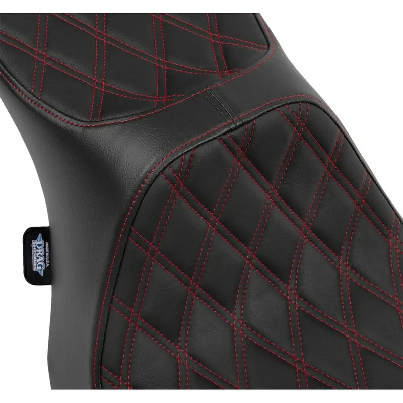 Drag Specialties Predator III 2-Up-zadel voor Harley